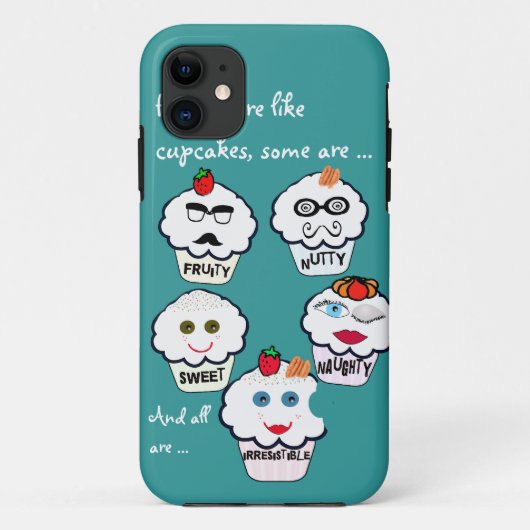 Cute vrienden cupcakes Case-Mate iPhone case (Achterkant)