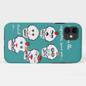 Cute vrienden cupcakes Case-Mate iPhone case (Achterkant (horizontaal))