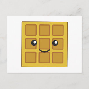 Cute Waffle Briefkaart