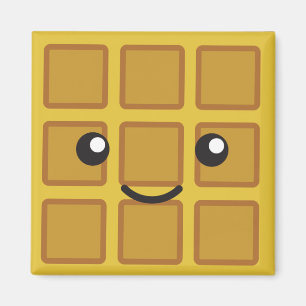 Cute Waffle Magneet