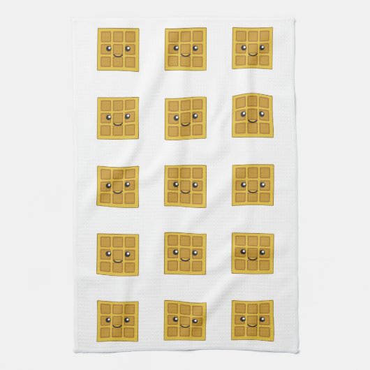 Cute Waffle Theedoek (Verticaal)