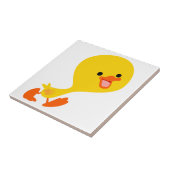 Cute Waling Cartoon Ducking Tile Tegeltje (Zijkant)