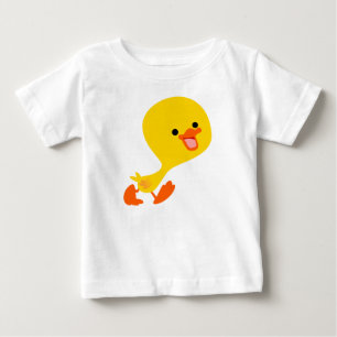 Cute Walking Cartoon Ducking Baby T-Shirt