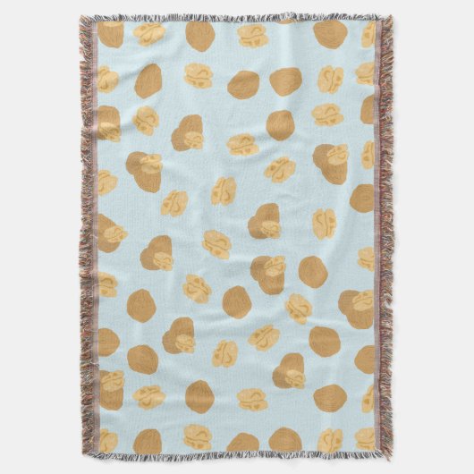 Cute Walnoten Nut Pattern Deken (Voorkant Verticaal)