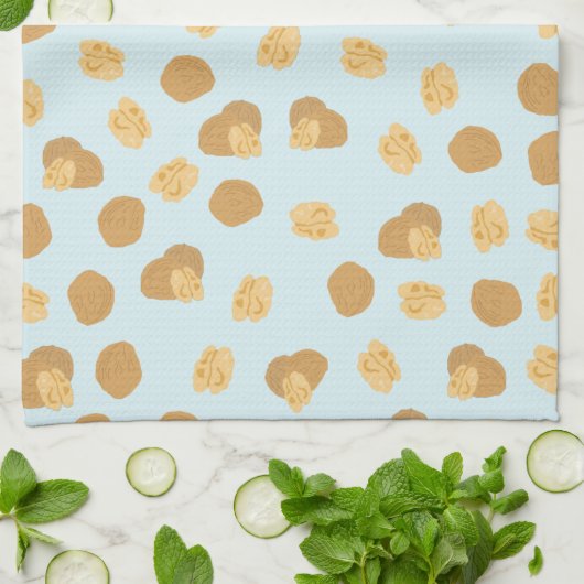 Cute Walnoten Nut Pattern Kitchen Decor Theedoek (Gevouwen)