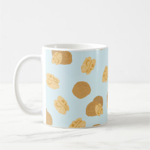 Cute Walnoten Nut Pattern Koffiemok