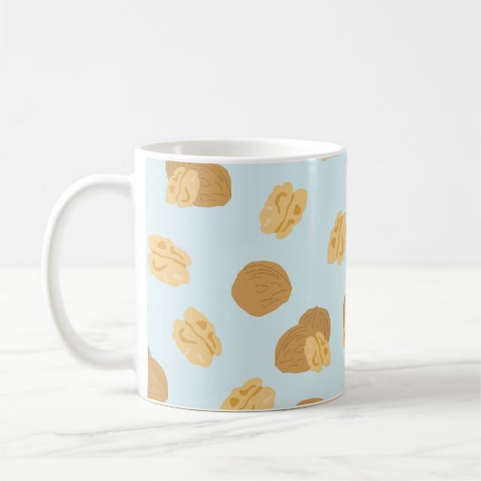Cute Walnoten Nut Pattern Koffiemok (Links)