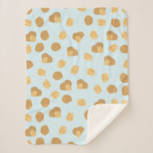 Cute Walnoten Nut Pattern Sherpa Deken (Voorkant)