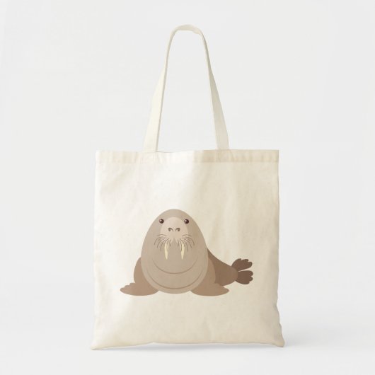 Cute walrus tote bag (Voorkant)