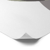 Cute Wasbeer Neutrale Kinderkamer Kunst Poster (Hoek)