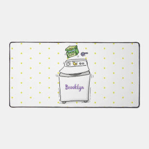 Cute wasmachine cartoon illustratie bureaumat