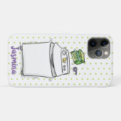Cute wasmachine cartoon illustratie Case-Mate iPhone case (Achterkant (horizontaal))