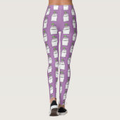 Cute wasmachine cartoon illustratie leggings (Achterkant)