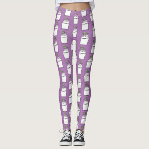 Cute wasmachine cartoon illustratie leggings