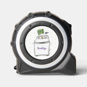 Cute wasmachine cartoon illustratie rolmaat