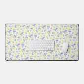 Cute Watercolor Blueberry Botanical Pattern (Clavier et souris)