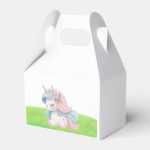 Cute Watercolor Eenhoorn Verjaardagsfeest