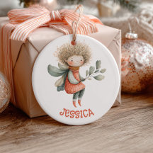 Cute Watercolor Fairy with Name& Photo Pastel