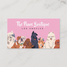 Cute Watercolor Honden Huisdier Verzorging Salon R