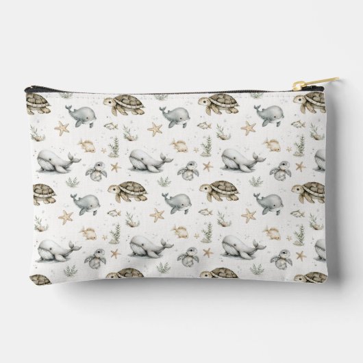 Cute Watercolour Ocean Baby Animals  Etui (Achterkant)