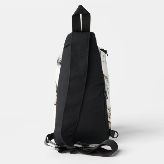 Cute Watercolour Ocean Baby Animals  Sling Bag (Achterkant)