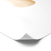 Cute Watercolour Pear Fruit Nursery Poster (Hoek)