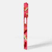Cute Watermelon Fruit Pattern Pink iPhone Case (Achterkant / Rechts)