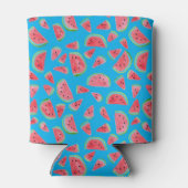 Cute watermelon koelbox - voeg uw eigen tekst toe blikjeskoeler (Achterkant)