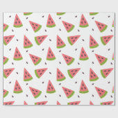 Cute Watermelon Pattern Cadeaupapier (Vlak)