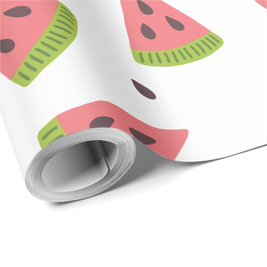 Cute Watermelon Pattern Cadeaupapier (Rol Hoek)