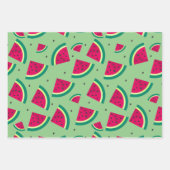 Cute Watermelon Pattern Inpakpapier Vel (Voorkant 3)