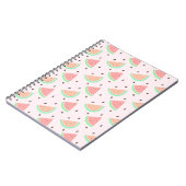 Cute Watermelon Pattern Notitieboek (Linkerzijde)