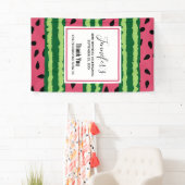 Cute Watermelon Pattern Pink & Green Birthday Spandoek (Insitu)