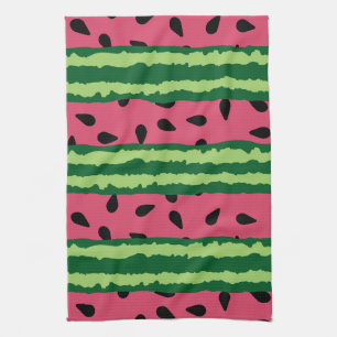 Cute Watermelon Pattern Pink & Green Theedoek