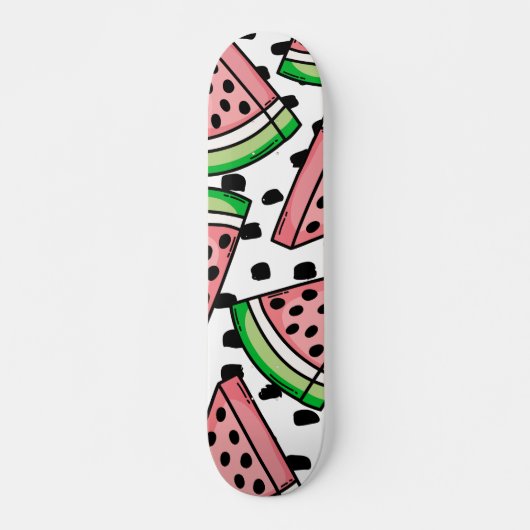 Cute Watermelon Pattern Skateboard (Voorkant)