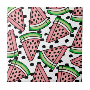Cute Watermelon Pattern Tegeltje