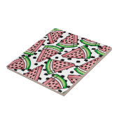 Cute Watermelon Pattern Tegeltje (Zijkant)