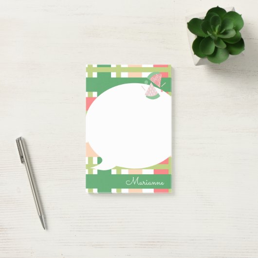 Cute Watermelon Pset Bubble Post-it Notes (Kantoor)