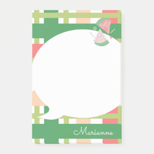 Cute Watermelon Pset Bubble Post-it Notes