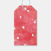 Cute Waterverf Aardbery Cadeaulabel (Achterkant)