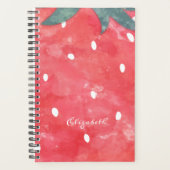 Cute Waterverf Aardbery Planner (Voorkant)