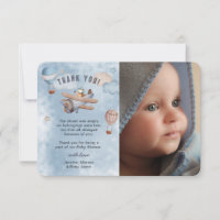 Cute Waterverf Airplane Aviation Boy Baby shower