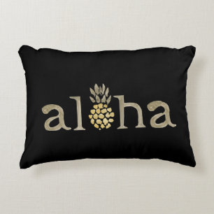 Cute Waterverf Ananas Aloha Accent Pillow Kussen