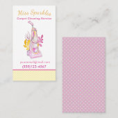 Cute Waterverf Carpet House Cleaning Service Visitekaartje (Voorkant / Achterkant)