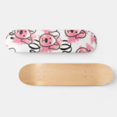 Cute Waterverf Dog Pattern Skateboard (Horizontaal)