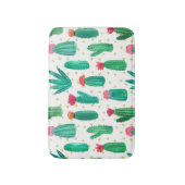 Cute Waterverf Flowering Cactus Pattern Badmat (Voorkant Verticaal)