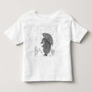 Cute Waterverf Hedegel Rainy Day Whimsical Kinder Shirts