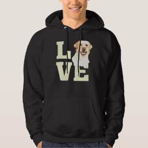 Cute Waterverf Love Labrador Retriever Illustrati Hoodie