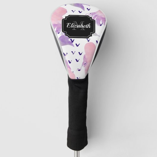 Cute Waterverf Mermaid Golfheadcover (Voorkant)