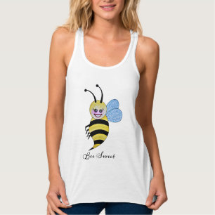 Cute Waterverf met Happy Smile Tanktop